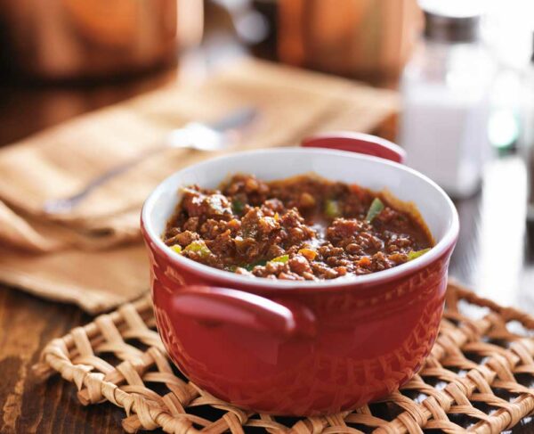 Beefy Chili with Roasted Poblanos - Conquer the Crave - Plan Z Diet